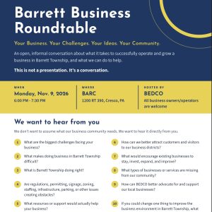november 9 business roundtable flyer