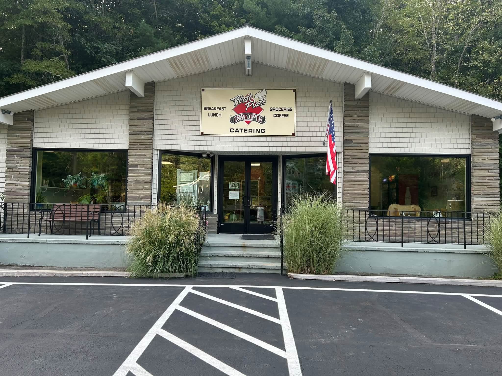bedco commercial property improvement program improved the exterior features of first place cafe